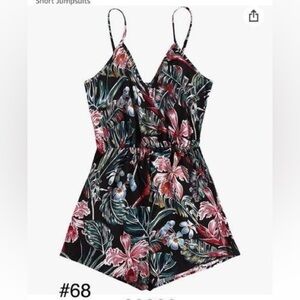 Shein Tropical Romper M